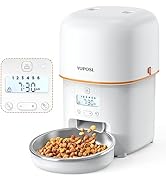 Yuposl Automatic Cat Feeders - 8cup/68oz for Pets, Timed Automatic Pet Feeder with Over 180-day B...