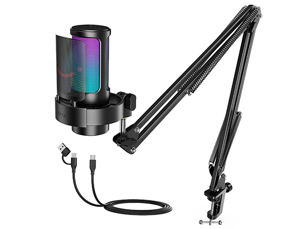 microphone with boom arm