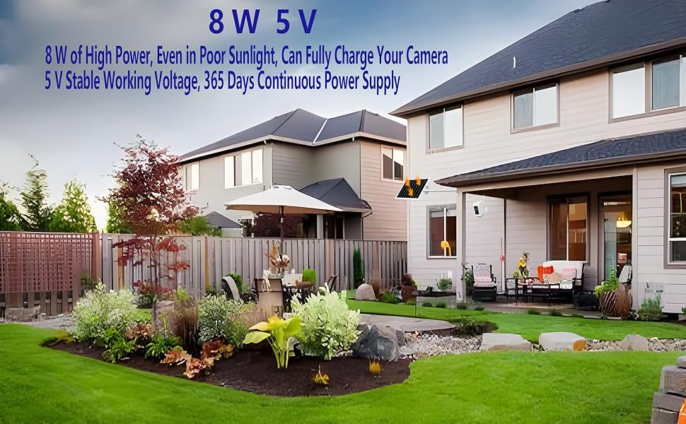 8 W of High Power, Even in Poor Sunlight Can Fully Charge Your Camera