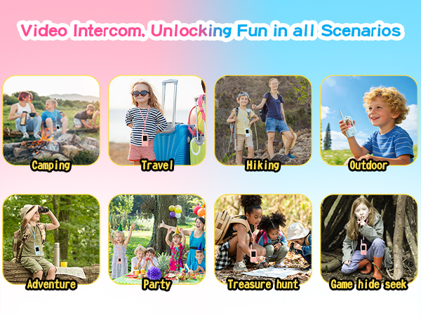 kids video walkie talkies