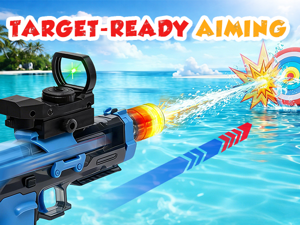 water gun aim shooting