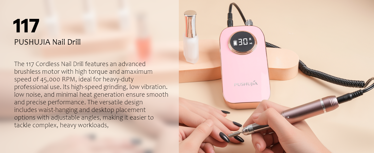 Brushless Cordless Nail Drill