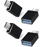 USB C to USB Adapter 4Pack, 5Gbps Type C Male to USB-A Female Dongle Adaptor 60W Fast Charging &amp; ...