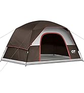 CAMPROS CP Tent 6 Person Camping Tents, Waterproof Windproof Family Dome Tent with Rainfly, Large...