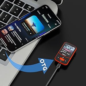 Clip jam mp3 player bluetooth music player with Voice recorder OTG ipod music player música small