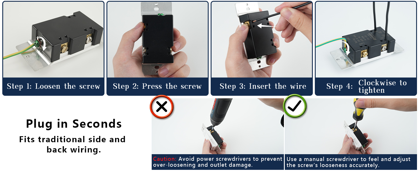 dimmer light switch,plug in wiring