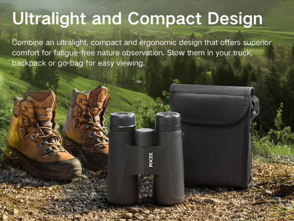 Binoculars with Clear Low Light Vision - Binoculars for Bird Watching Cruise Travel