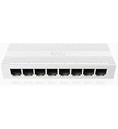 BZIZU 8-Port Gigabit Ethernet Switch, Plug and Play Unmanaged Network Splitter, Small Desktop Siz...