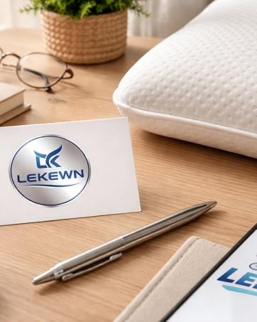 LEKEWN Memory Foam Lumbar Support Pillow and Cervical Neck Pillow