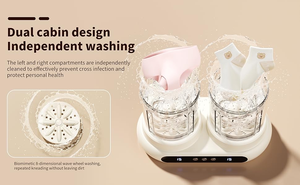 Suitable for cleaning bras, underwear and socks