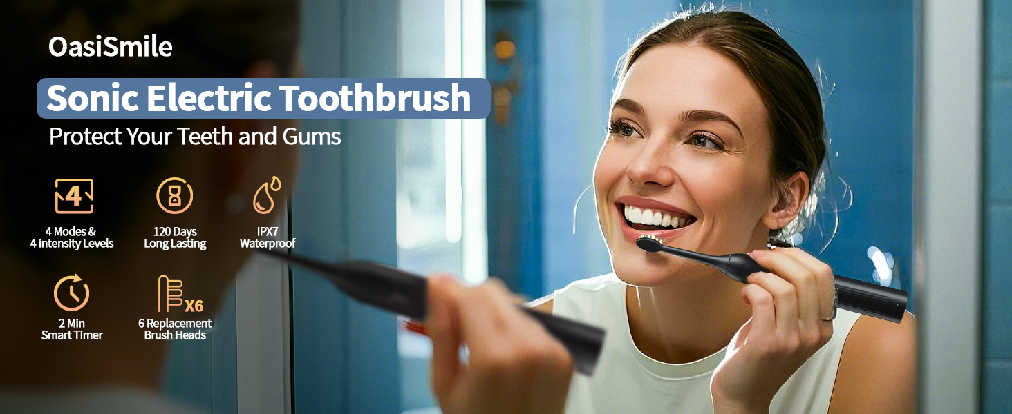 OasiSmile Y05 Sonic Electric Toothbrush