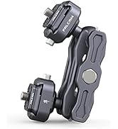 FALCAM F22 Dual Quick Release Articulating Magic Arm Kit, Camera Mounting Adapter w/Double Ballhe...