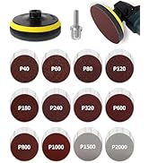 123PCS Angle Grinder Sanding Discs Attachments, 4 Inch Hook and Loop Backing Pad with 5/8-11 Thre...