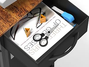 Wood PC Tower Holder Stand