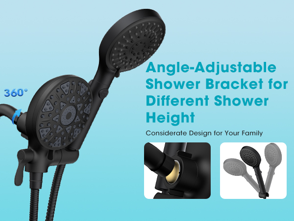 dual shower head with handheld