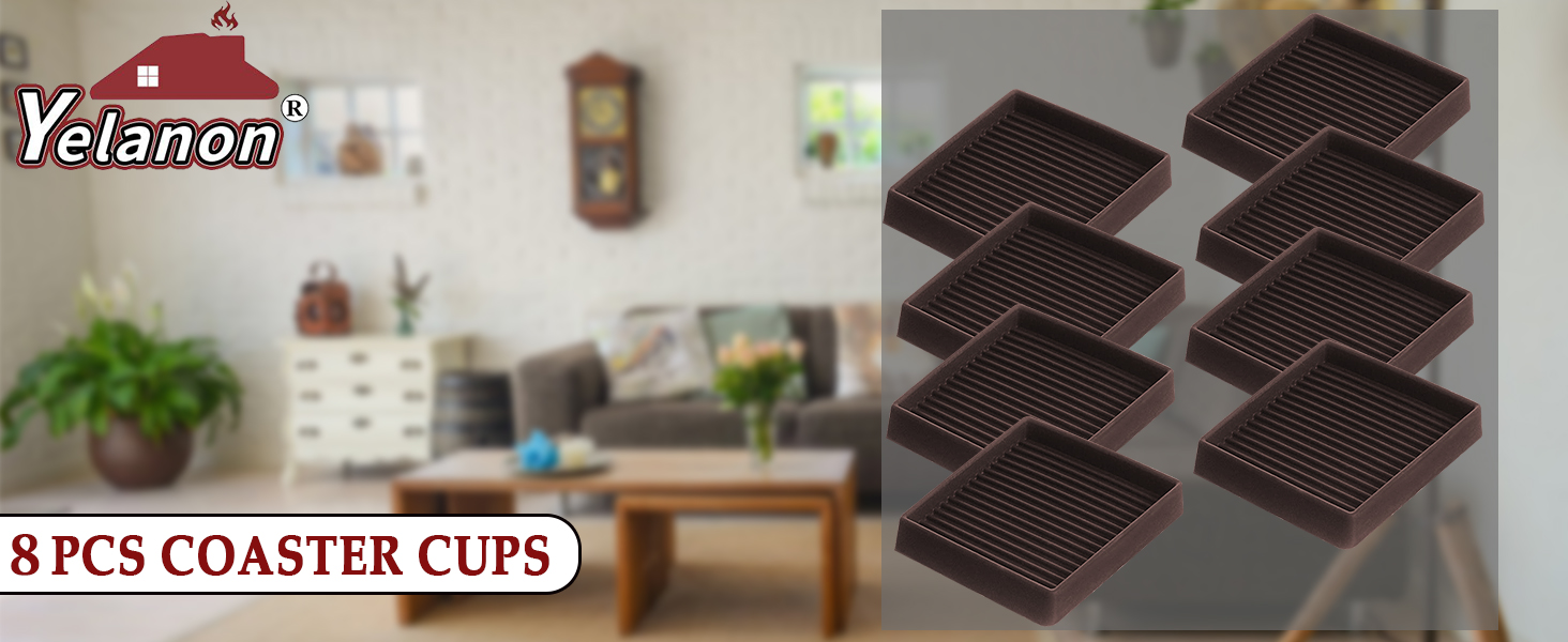 8pcs furniture coasters