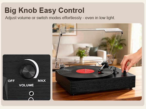 manual record player