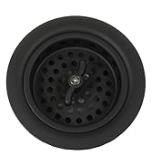 Black Basket Strainer Garbage Disposal Sink Accessories Kitchen