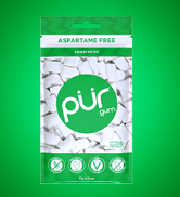 PUR Spearmint Gum