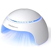 TOUCHBeauty Nail Dryer for Kids Teens Beginners: LED Fan &amp; Light, Safe, Battery Powered, Non-Hand...
