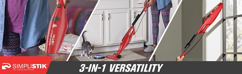 versatile many multi use hand vac stick vac reach extend hard to reach