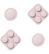 PlayVital Button Caps + Thumb Grip Set for Nintendo Switch 2, 2 Silicone Colorful ABXY Directiona...