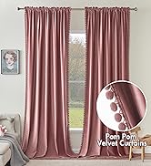 miulee velvet curtains