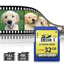 Full HD 4K UHD supporting SD card for camera trail cams, laptop, desktop computer and more