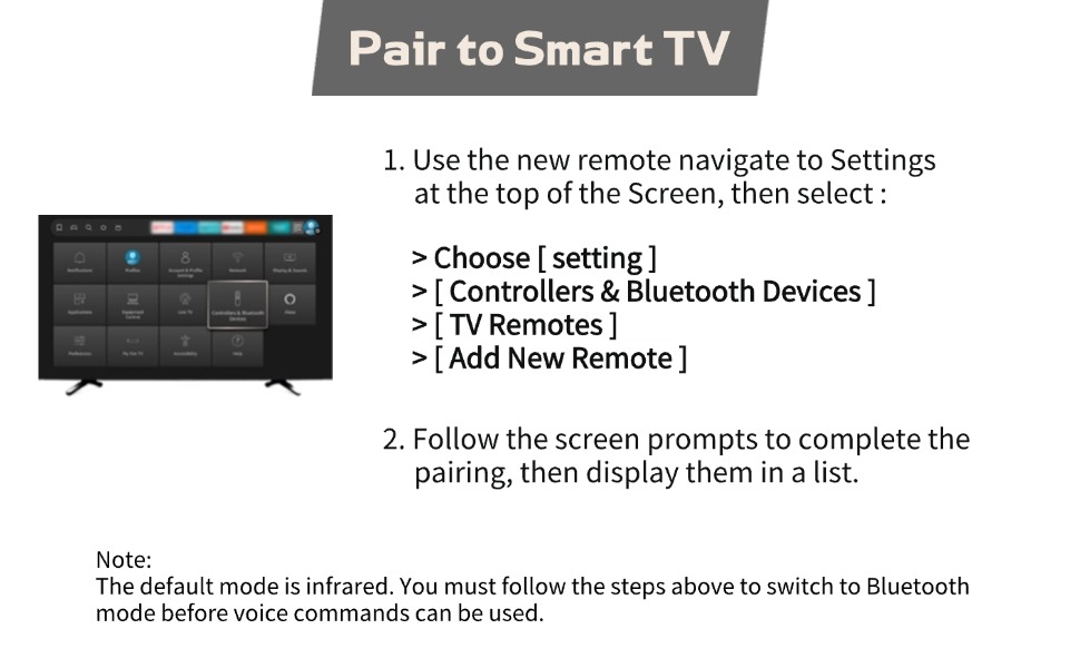 Pair to Smart TV