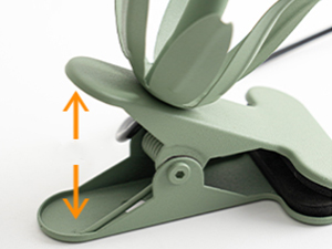 Sturdy clip light that can be clipped in any position