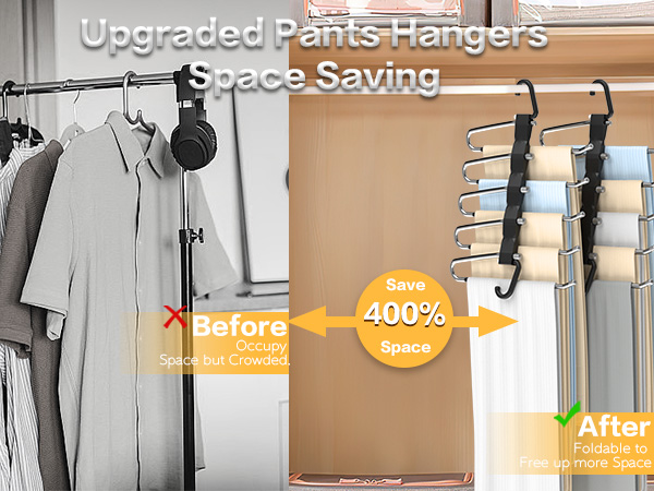 pants hangers space saving