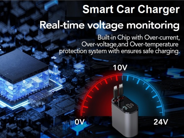retractable car charger iphone 15