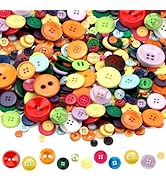 2400 Pcs Easter Egg Filler Resin Buttons 