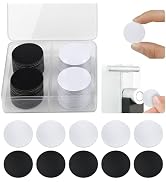 50 Pcs NFC Stickers Tags, NFC Cards with Adhesive Back, Round Rewritable NFC Cards, 504 Bytes Mem...