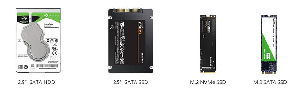 Compatible with Multi-Size Drives
