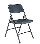 sturdy strong folding chair metal steel 