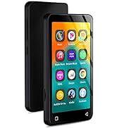 MP3 Player with Bluetooth and WiFi, 4" Full Touch Screen MP4 MP3 Player with Spotify, Android Str...