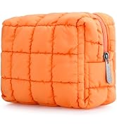 E-Tree Cute Makeup Bag,Quilted Cosmetic Bag,Make up Pouch for Purse,Toiletry Zipper Pouch,Checker...