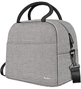 lunch bags for women, Durable large insulated lunch bag, Reusable Cooler Tote Lunch bags with Adj...