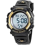 YFWOOD Kids Digital Watch Waterproof Outdoor Watches Children Casual Electronic Analog Quartz Wri...