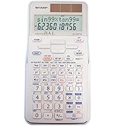 Sharp EL-531TGBDW 12-Digit Scientific/Engineering Calculator with Protective Hard Cover, Battery ...