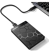 Kosbees 1 TB External Hard Drives,Portable Hard Drive for Windows,Ultra Slim External HDD Store C...