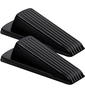Door Stoppers for Bottom of Door on Floor, Premium Rubber Stoppers Wedge, Door Stops for Carpet H...