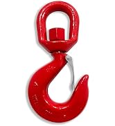 AYAYGD 11 Ton Heavy Duty Swivel Hook, 360 Degree Crane Swivel Lifting Hook with Safety Latch, 242...