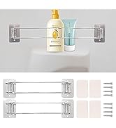 Shkalacar RV Shower Corner Storage Bar, RV Camper Accessories for Travel Trailers, RV Storage and...