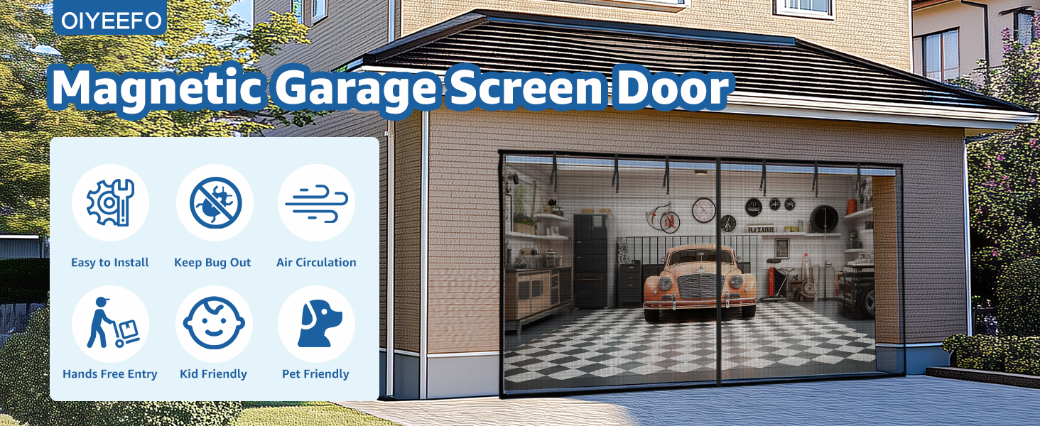 bug screen for garage