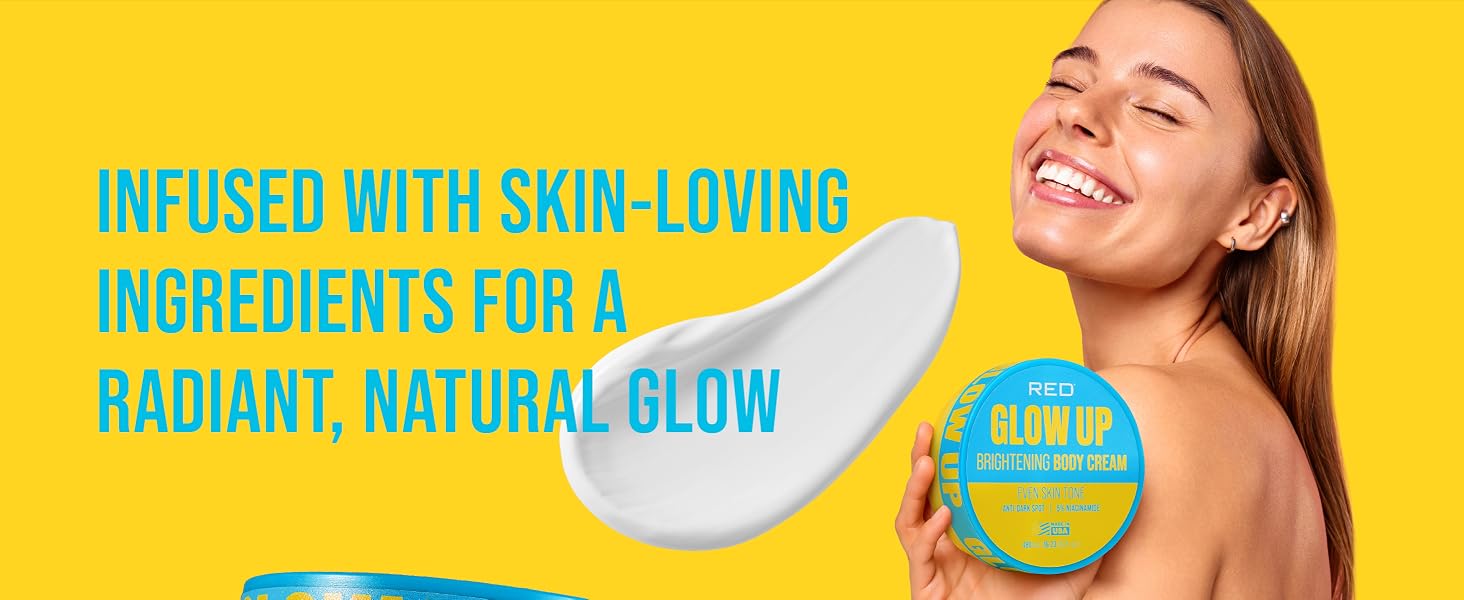 Red by Kiss Glow Up Skin Toning Body Care Collection