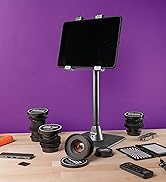 iBOLT Stream-Cast TabDock Tablet Stand- Weighted Base Mount for Live Streaming, Work at Home, Dis...