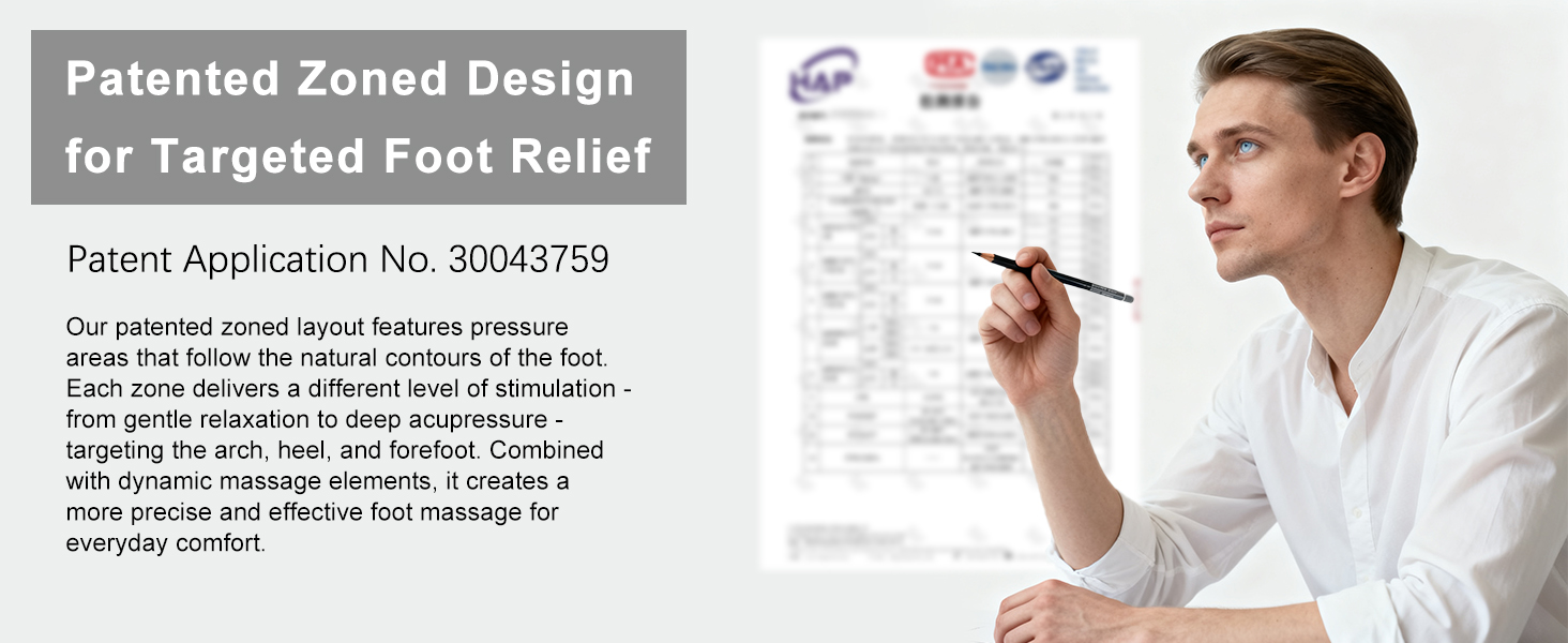 foot acupuncture pressure point standing mat for Reflexology Circulation Neuropathy Pain