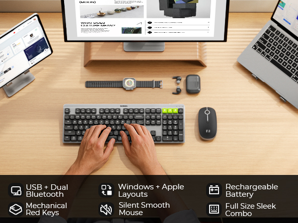 mechanical keyboard and mouse